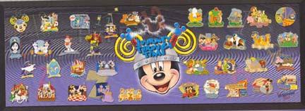 WDW - Wide World of Sports Framed Set - Mickey's Super Star Trading Team - Event 6