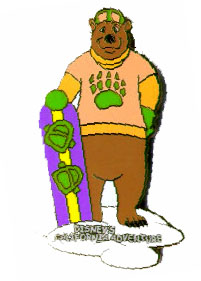 pooh - i love winnie - pink hart