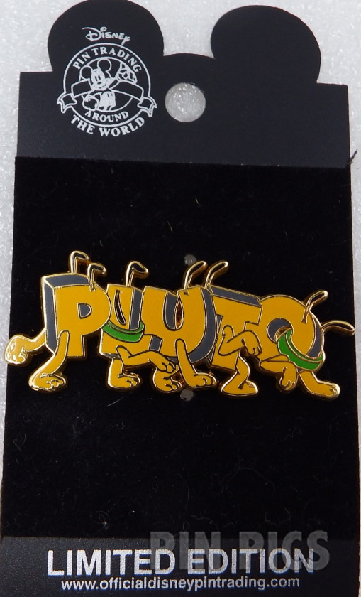 DLR - Pluto - Character Name Parts  pin collectible - Main Image 3