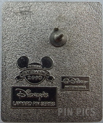 DLR - Cinderella - Black-White Princesses - Cast Lanyard Series 1 2003  pin collectible - Main Image 2