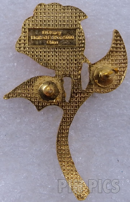 DS - Beauty and the Beast - Stained Glass - Princess Belle’s Enchanted Rose  pin collectible - Main Image 2