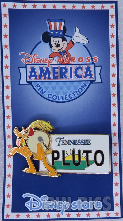 Japan - Pluto - Tennessee - Disney Across America - JDS  pin collectible - Main Image 3