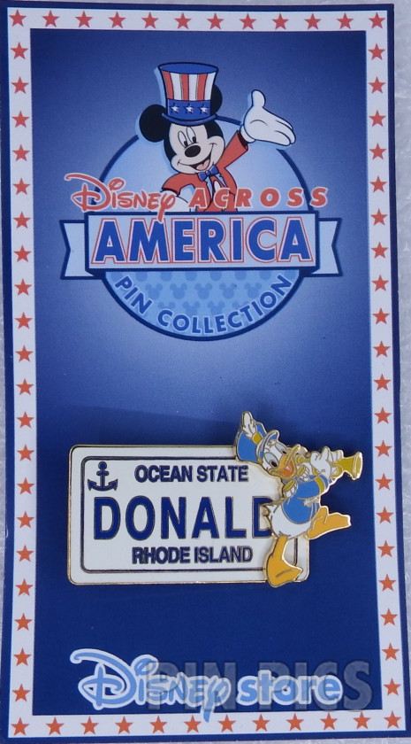 Japan - Donald Duck - Rhode Island - Disney Across America - JDS  pin collectible - Main Image 3