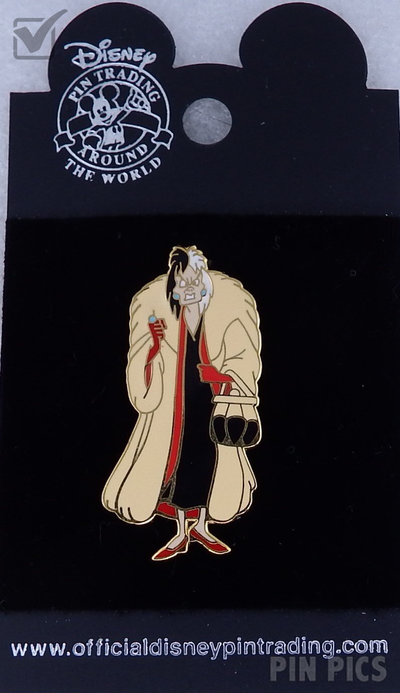 WDW - Cruella De Vil - 101 Dalmatians  pin collectible - Main Image 4