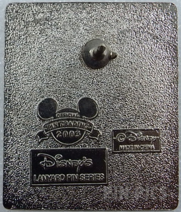 DLR - Aurora - Black-White Princesses - Cast Lanyard Series 1 2003  pin collectible - Main Image 2