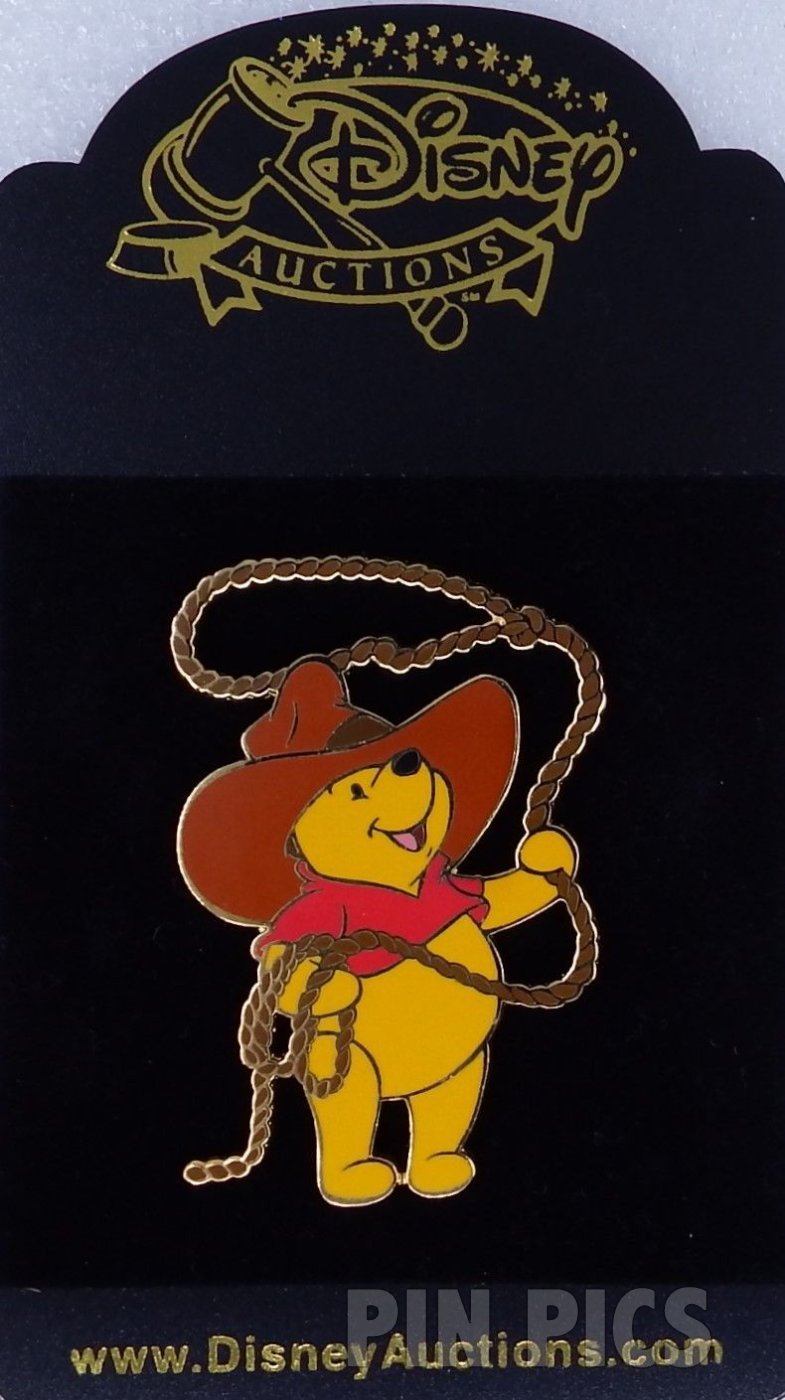 DA - Cowboy Winnie the Pooh  pin collectible - Main Image 3