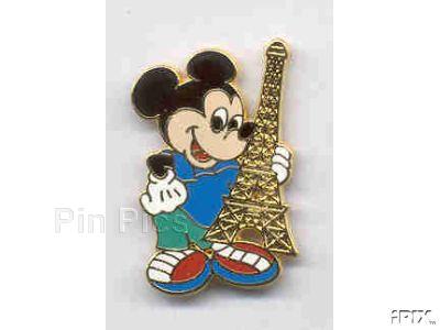 Mickey and Minnie - Blue Jacket and Green and Pink Dress - Pink Heart