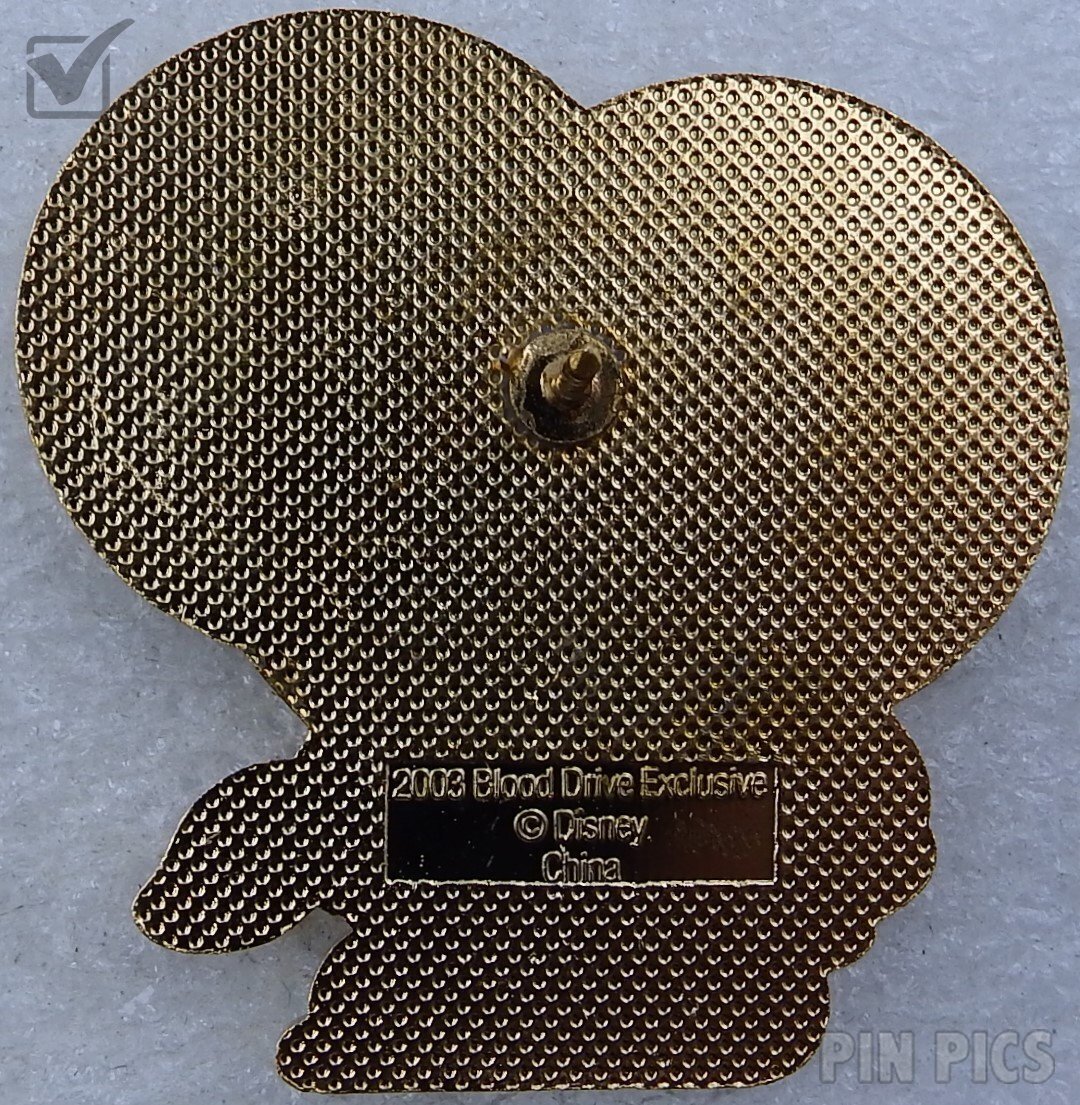 DLR - Mickey, Minnie, Pluto - 2003 Blood Drive 2 - Cast Member and Annual Passholder  pin collectible - Main Image 2