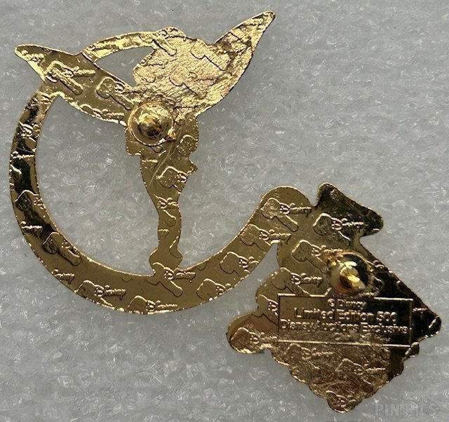 DA - Tinker Bell on Hook - Peter Pan  pin collectible - Main Image 2