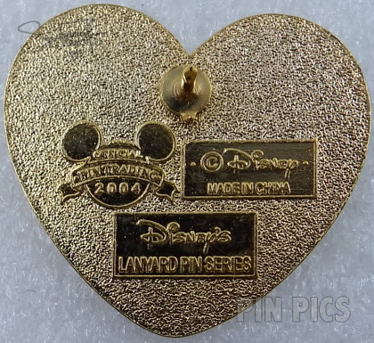 WDW - Mickey and Minnie - Milkshake - Sweetheart Hearts - Cast Lanyard 2 2003 - 2004  pin collectible - Main Image 2