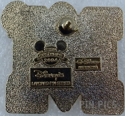 WDW - Mickey Mouse - Varsity Letter - Cast Lanyard Series 2 2003 - 2004  pin collectible - Main Image 2