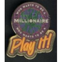 Button - Japan - Tinker Bell - Gray Glitter - Plastic Star Button - JDS