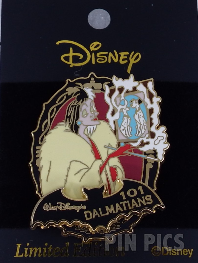 Japan - Cruella DeVille - Bat Frame - Halloween 2003 - JDS  pin collectible - Main Image 3