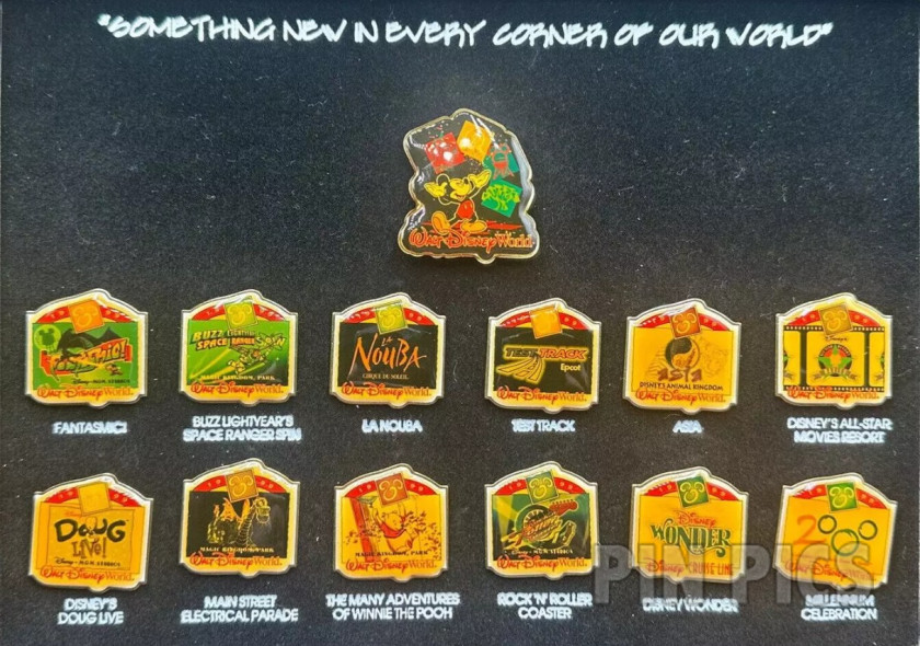 WDW - Something New in Every Corner - Press Kit Promo and Cast Exclusive  pin collectible - Main Image 2