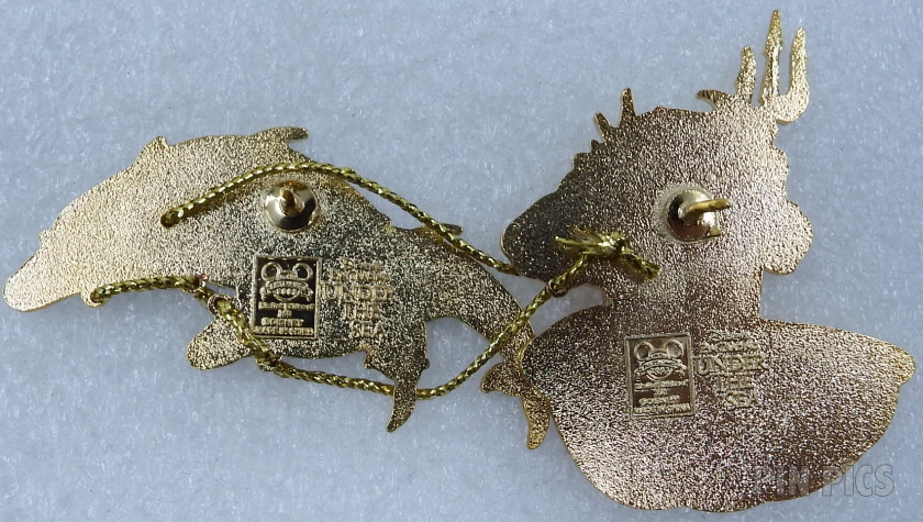 DCL - King Triton and Dolphins - Pin Trading Under The Sea  pin collectible - Main Image 2