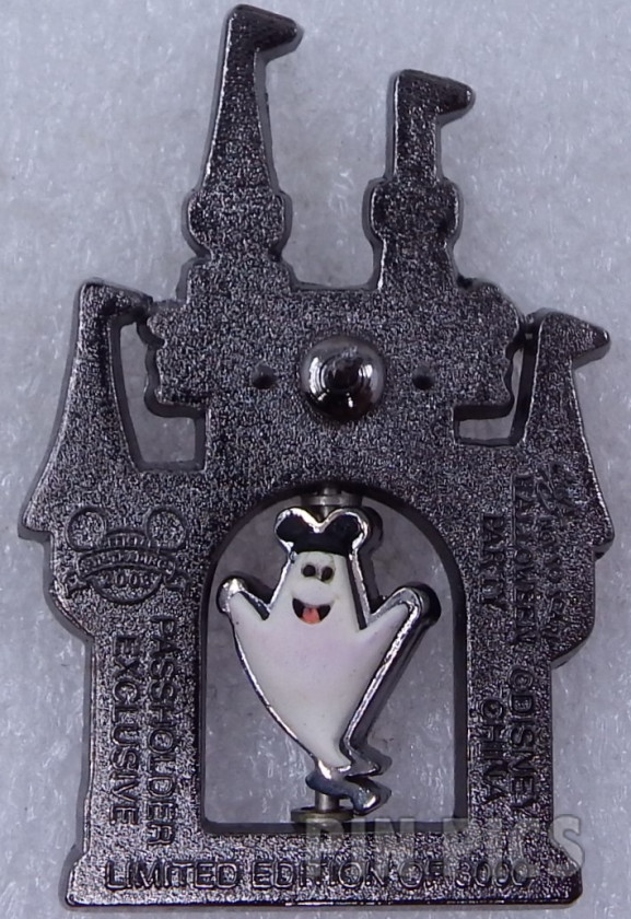 WDW - Ghost - Mickey’s Not So Scary Halloween Party 2003 - Annual Passholder  pin collectible - Main Image 2