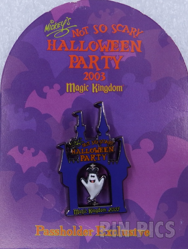 WDW - Ghost - Mickey’s Not So Scary Halloween Party 2003 - Annual Passholder  pin collectible - Main Image 3