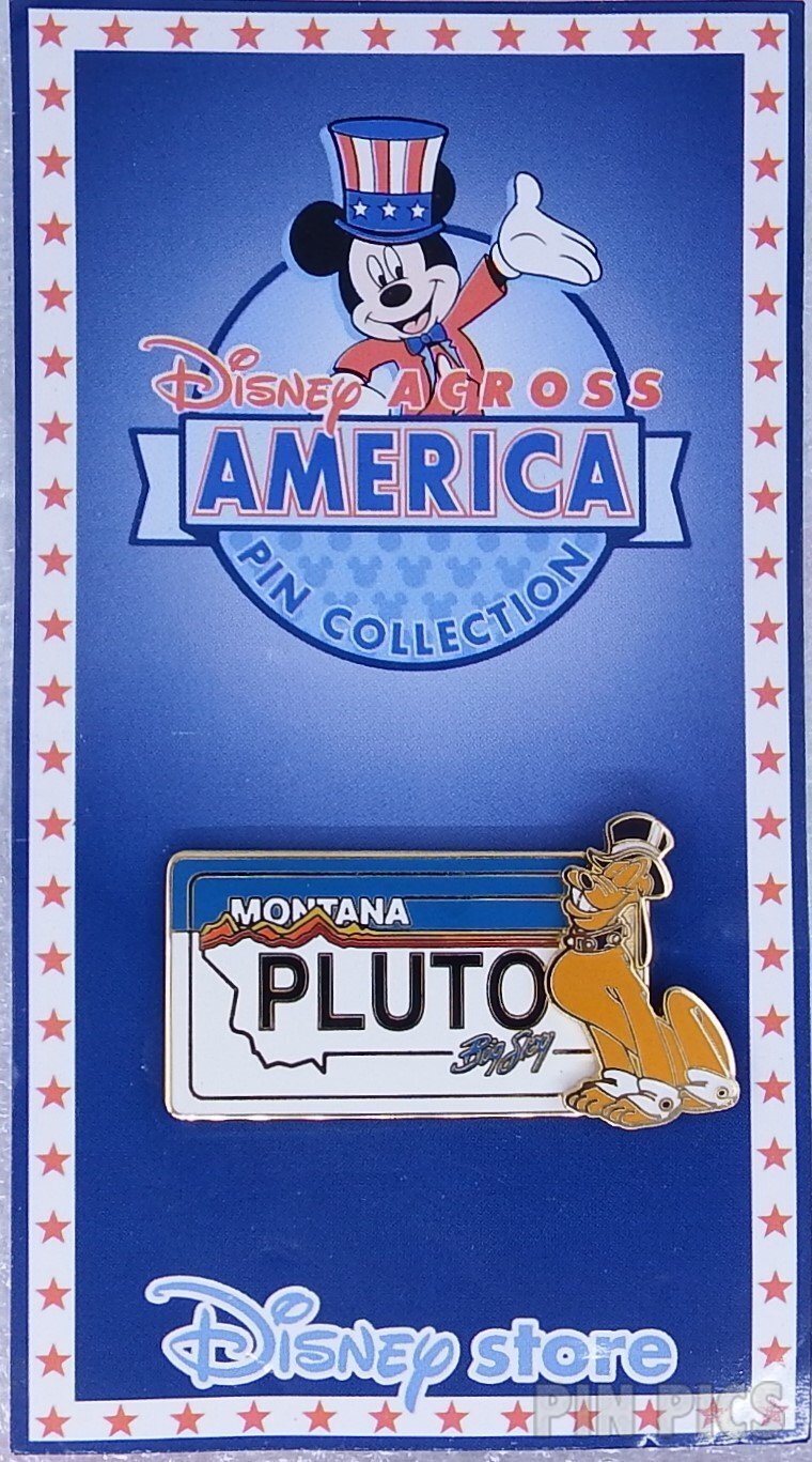 Japan - Pluto - Montana - Disney Across America - JDS  pin collectible - Main Image 3
