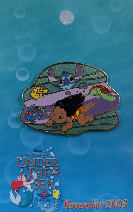 DCL - Lilo and Stitch under water - Pin Trading Under The Sea  pin collectible - Main Image 3