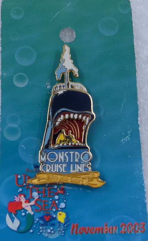 DCL - Monstro - Pin Trading Under The Sea -Artist Choice - Cruise Lines  pin collectible - Main Image 3