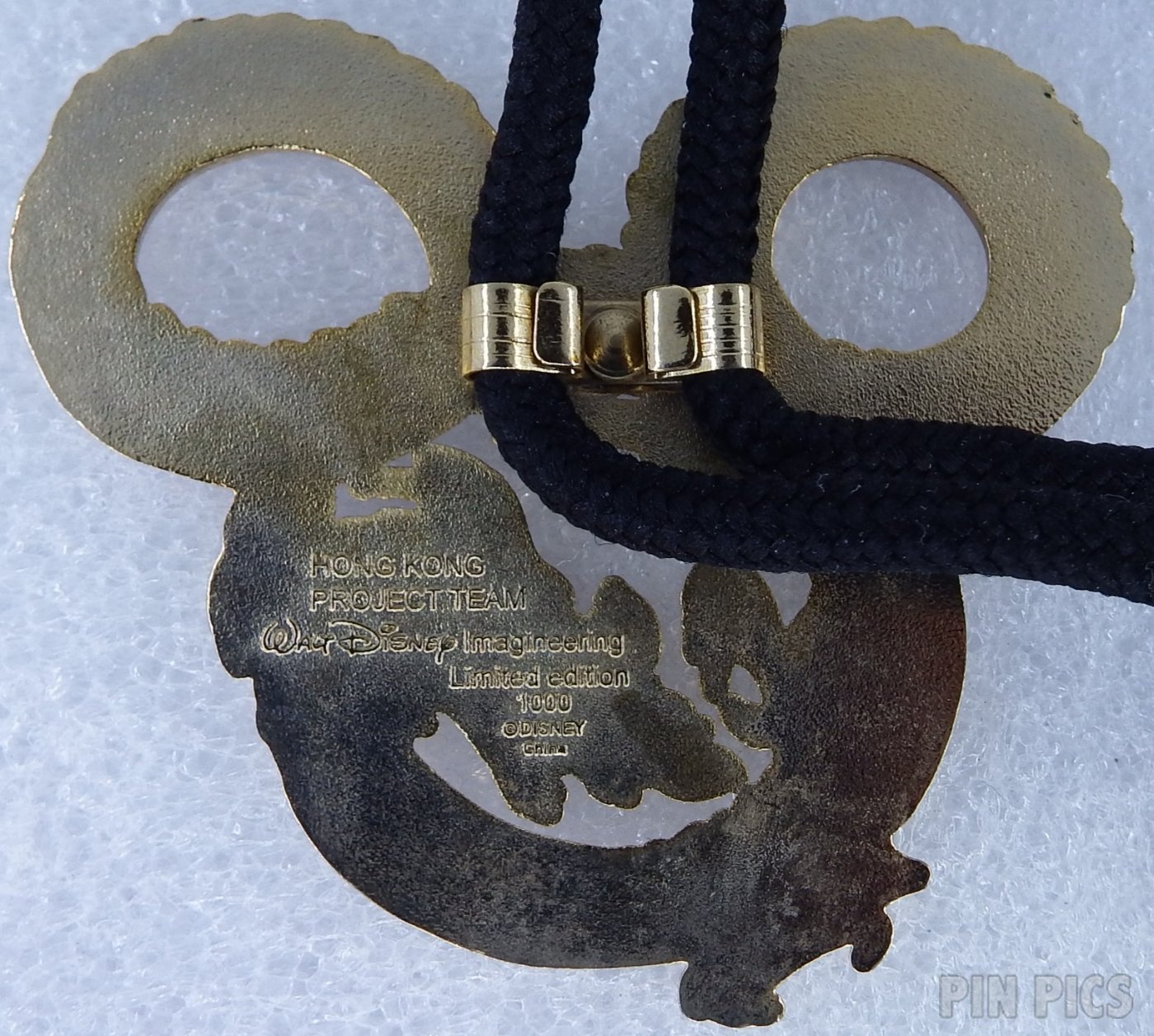 WDI - Chinese Dragon Mickey Head Cast Lanyard - Red  pin collectible - Main Image 2