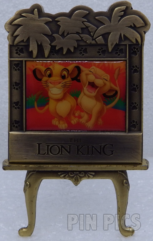 Japan - Simba & Nala - Easel - DVD GWP - Lion King  pin collectible - Main Image 3