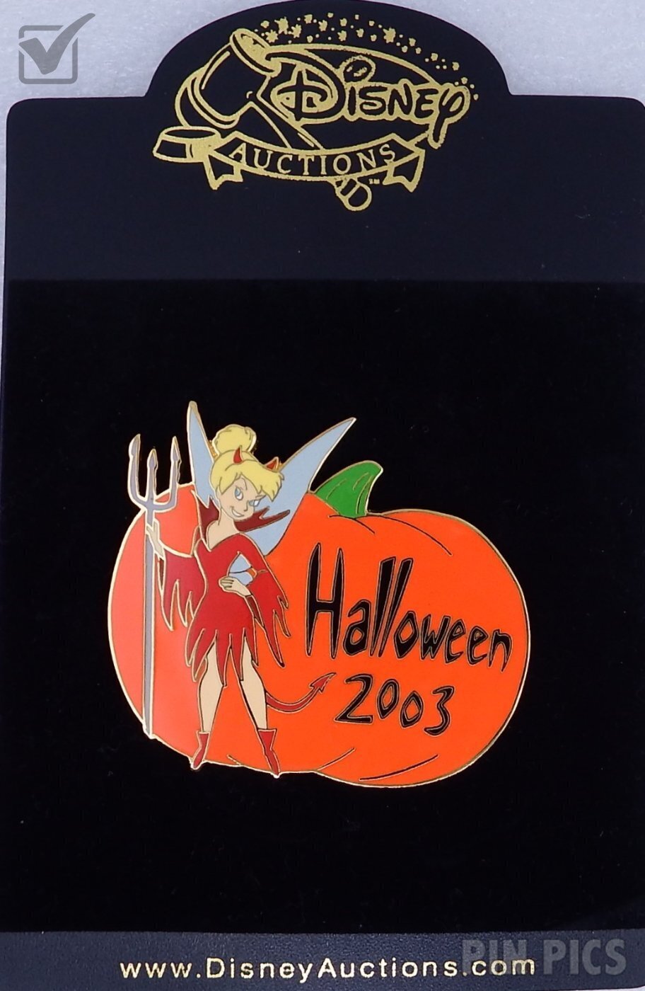 DA - Tinker Bell Devil - Halloween 2003  pin collectible - Main Image 3