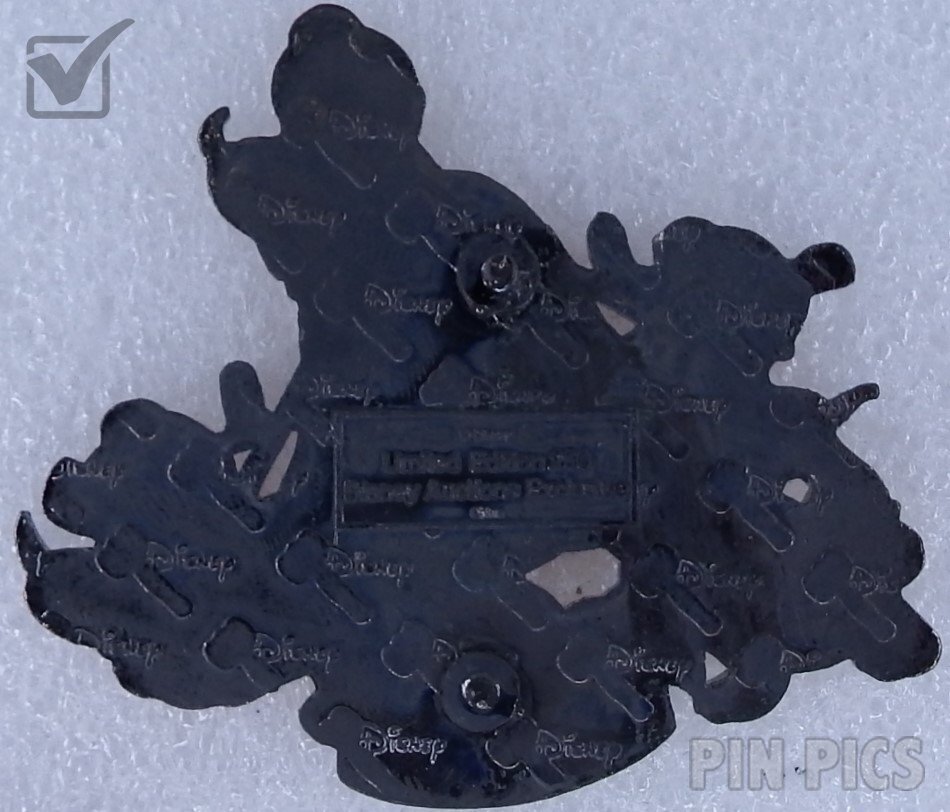 DA - Pluto with Pups  pin collectible - Main Image 2