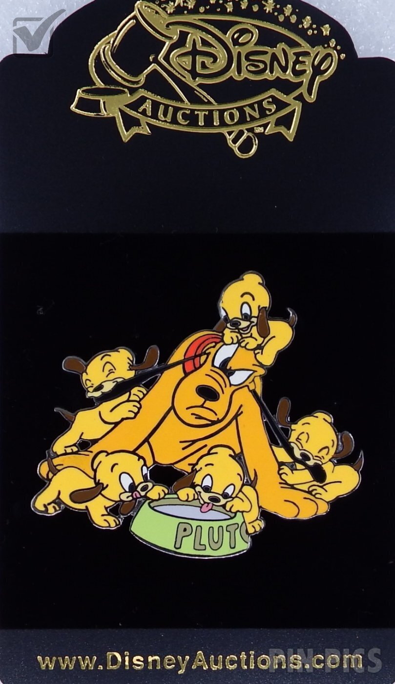DA - Pluto with Pups  pin collectible - Main Image 3