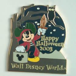 WDW - Figment with Pluto - Search for Imagination - EPCOT Pin Celebration 2002