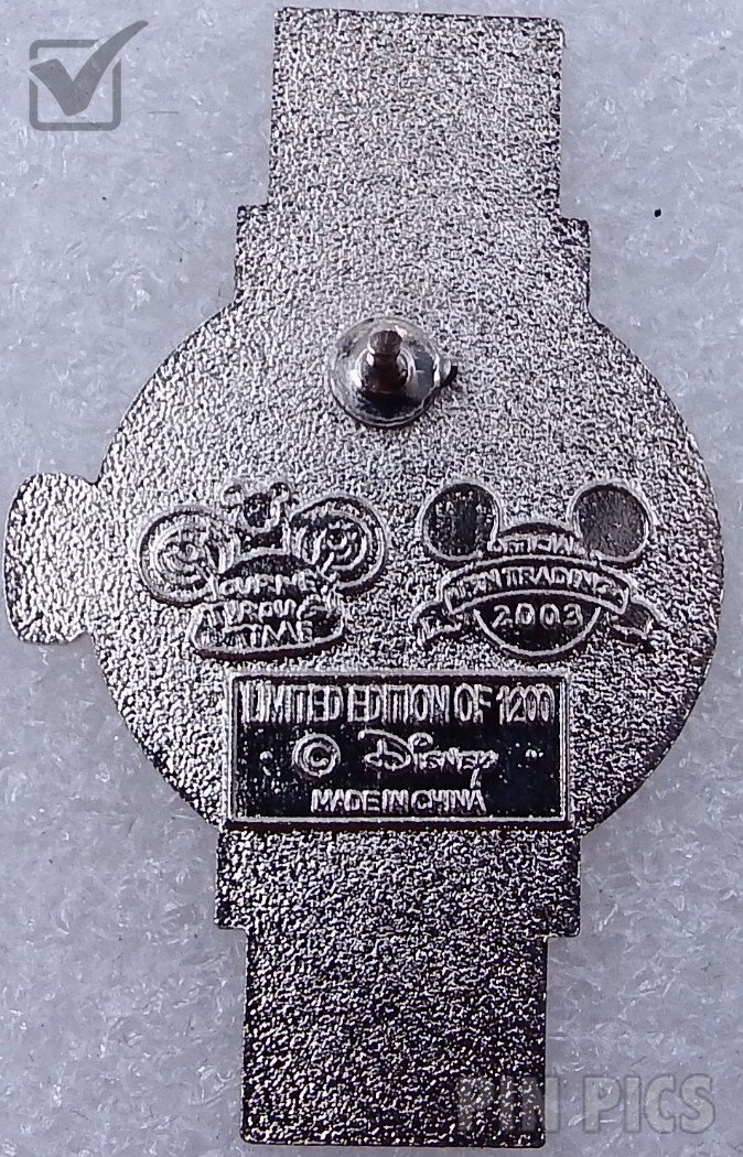 WDW - Mickey Analog Watch - Time Pieces - Journey Through Time Pin Event 2003  pin collectible - Main Image 2