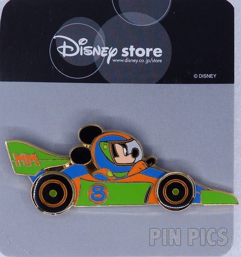Japan - Mickey Mouse - Race Car Driver - JDS  pin collectible - Main Image 3