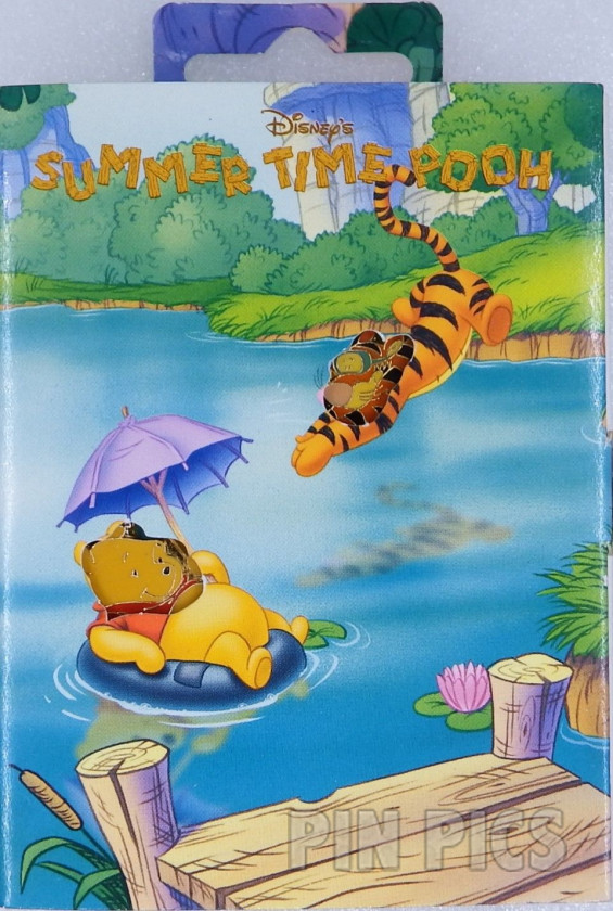 Japan - Pooh and Tigger - Summer Time Set - Story Book - JDS  pin collectible - Main Image 2