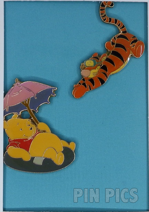 Japan - Pooh and Tigger - Summer Time Set - Story Book - JDS  pin collectible - Main Image 3