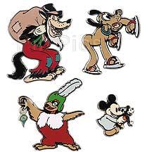 WDW - The Maze of Time - Journey Through Time Pin Event 2003 - Framed Pin Set