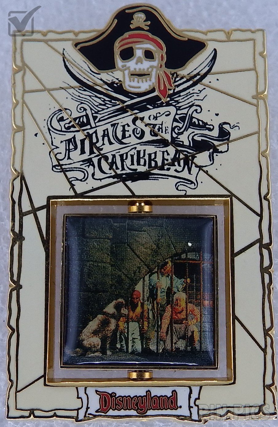 DLR - Jail Spinner - Pirates of the Caribbean  pin collectible - Main Image 2