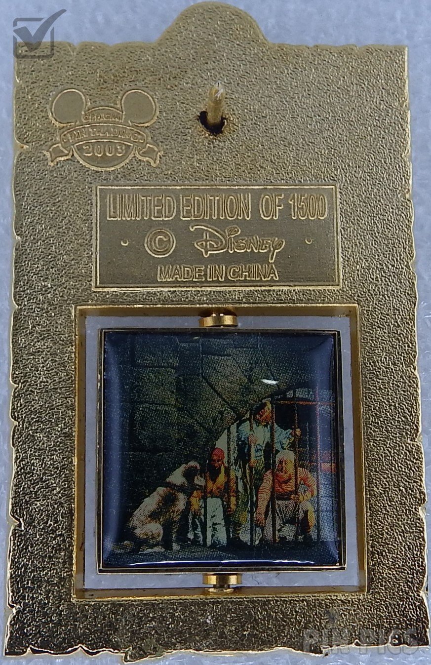 DLR - Jail Spinner - Pirates of the Caribbean  pin collectible - Main Image 3