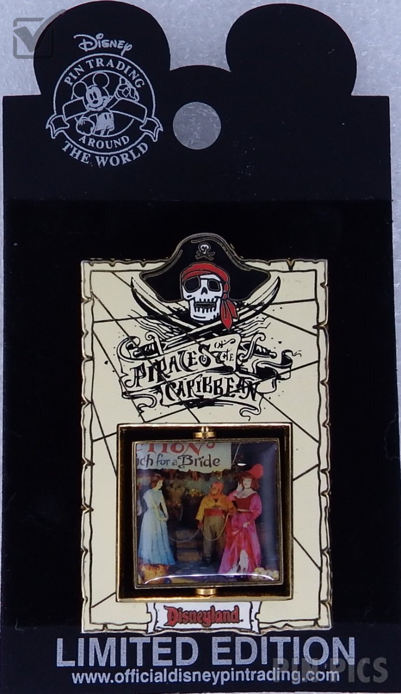 DLR - Bride Auction Spinner - Pirates of the Caribbean  pin collectible - Main Image 4
