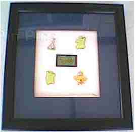 AP/PP Eeyore Playing Brown Tambourine (Silver) Artist Proof