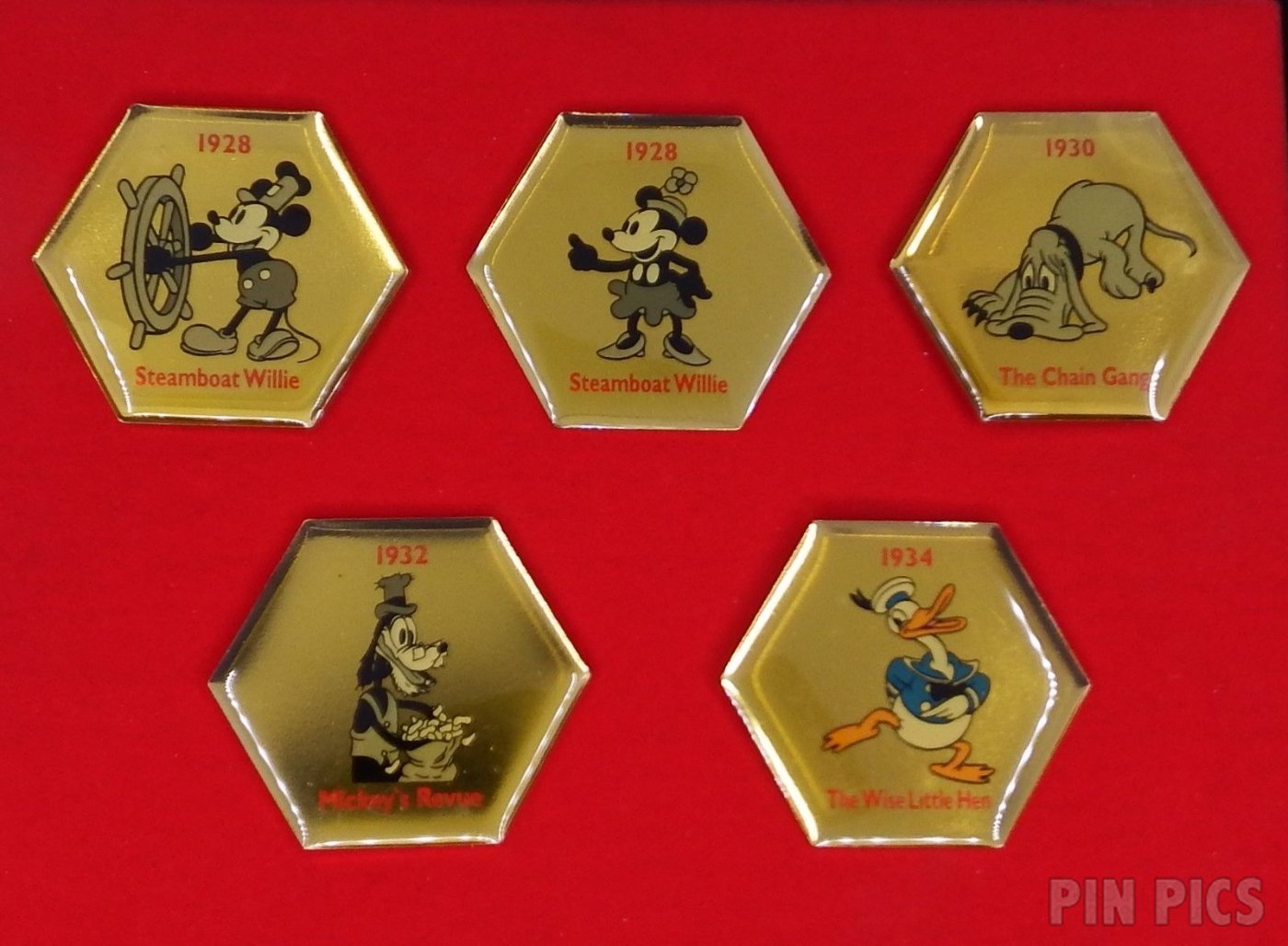 Japan - Disney Shorts Set - Dai-ichi Life Insurance 100th Anniversary - Thanks 100 Gift  pin collectible - Main Image 2