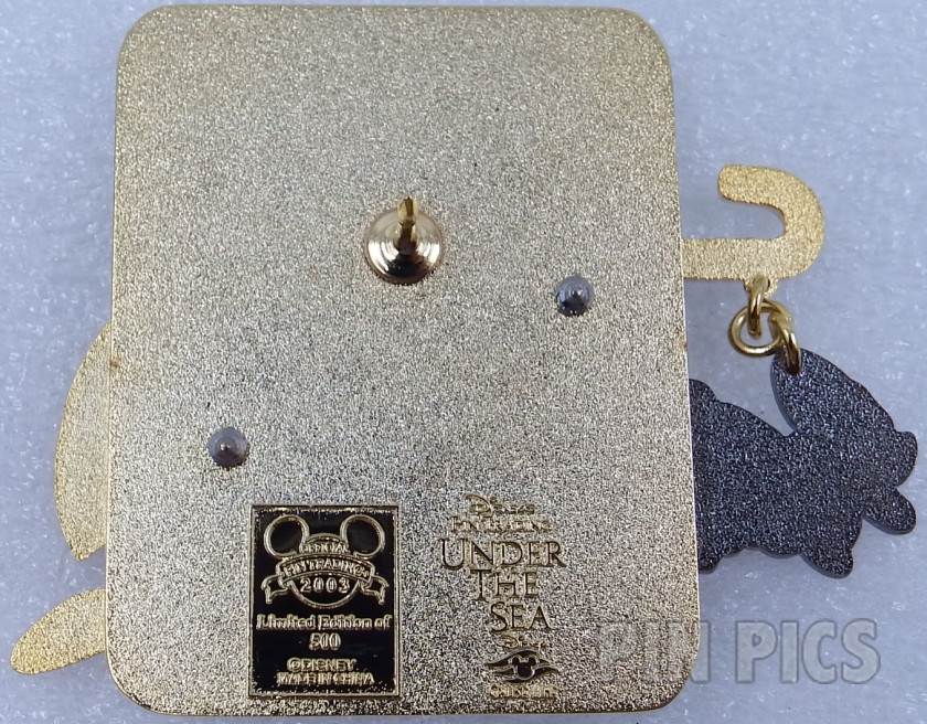 DCL - Walrus and Oysters - Pin Trading Under the Sea - Dangle  pin collectible - Main Image 2