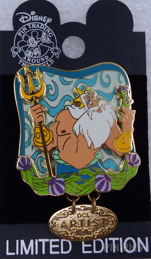DCL - King Triton - Artist Choice - November 2003  pin collectible - Main Image 3