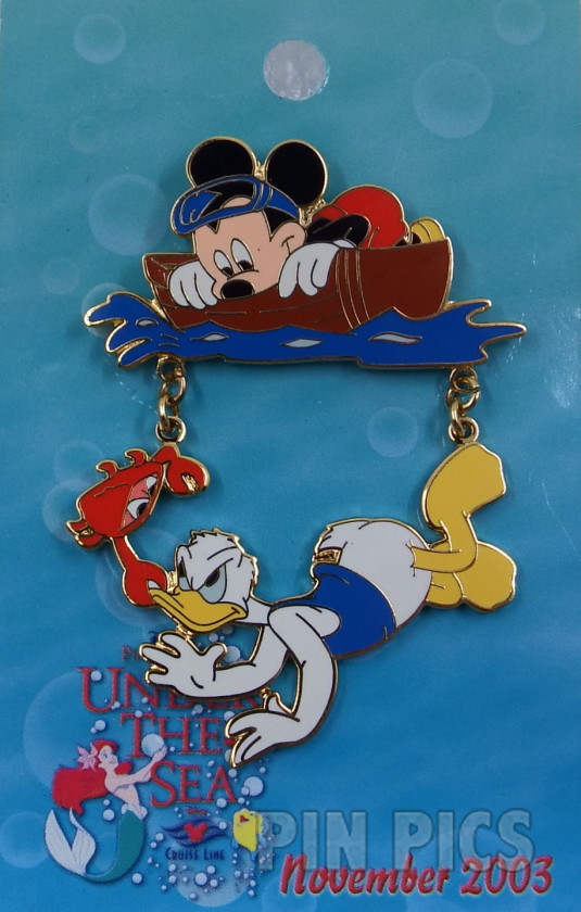 DCL - Mickey and Donald - Pin Trading Under the Sea  pin collectible - Main Image 3