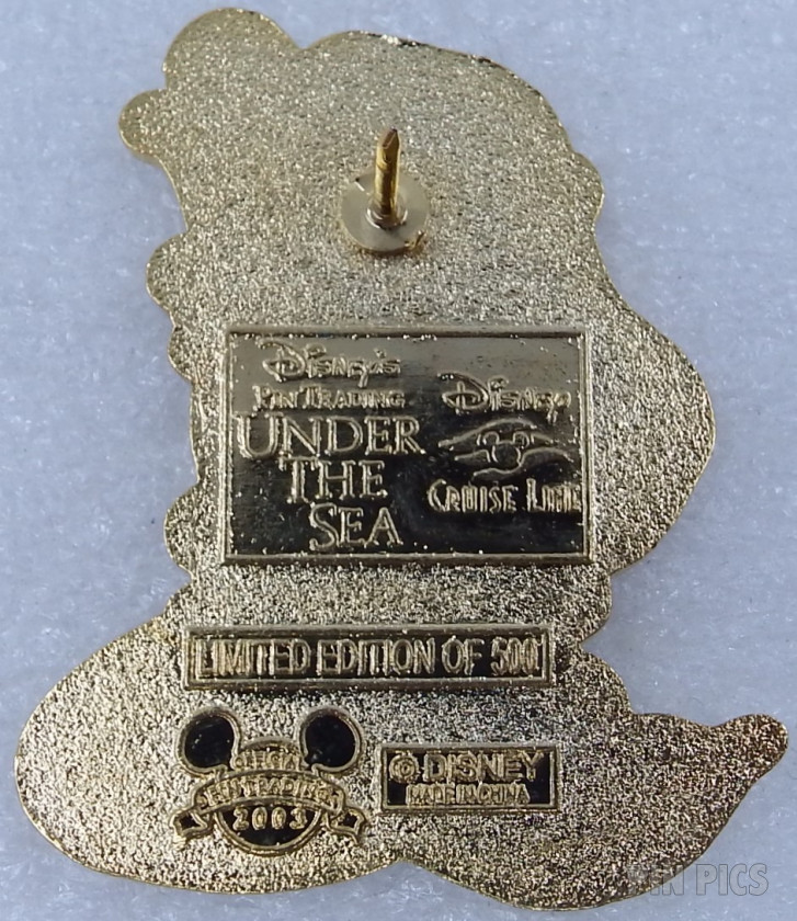 DCL- Ariel - Pin Trading Under the Sea Map - Completer - Little Mermaid  pin collectible - Main Image 2