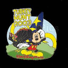 WDW - Round Gold Logo - Journey Through Time Pin Event 2003 - Framed Set