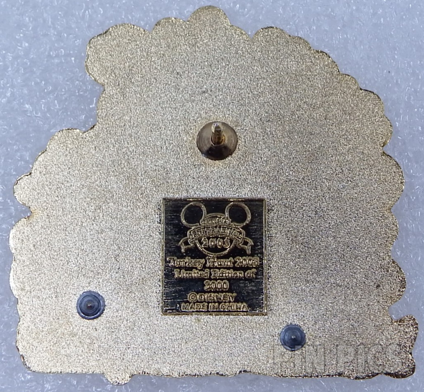 WDW - Mickey, Minnie, Goofy, Pete, Huey, Dewey, Louie, Chip, Dale, Turkey and Donald - Thanksgiving 2003  pin collectible - Main Image 2