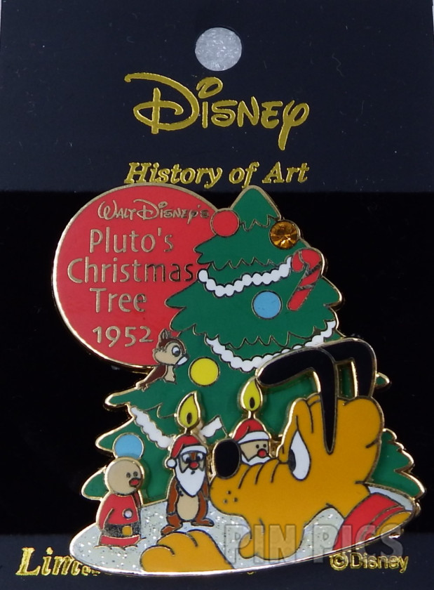 Japan - Chip and Dale - Plutos Christmas Tree 1952 - History of Art 2003  pin collectible - Main Image 3