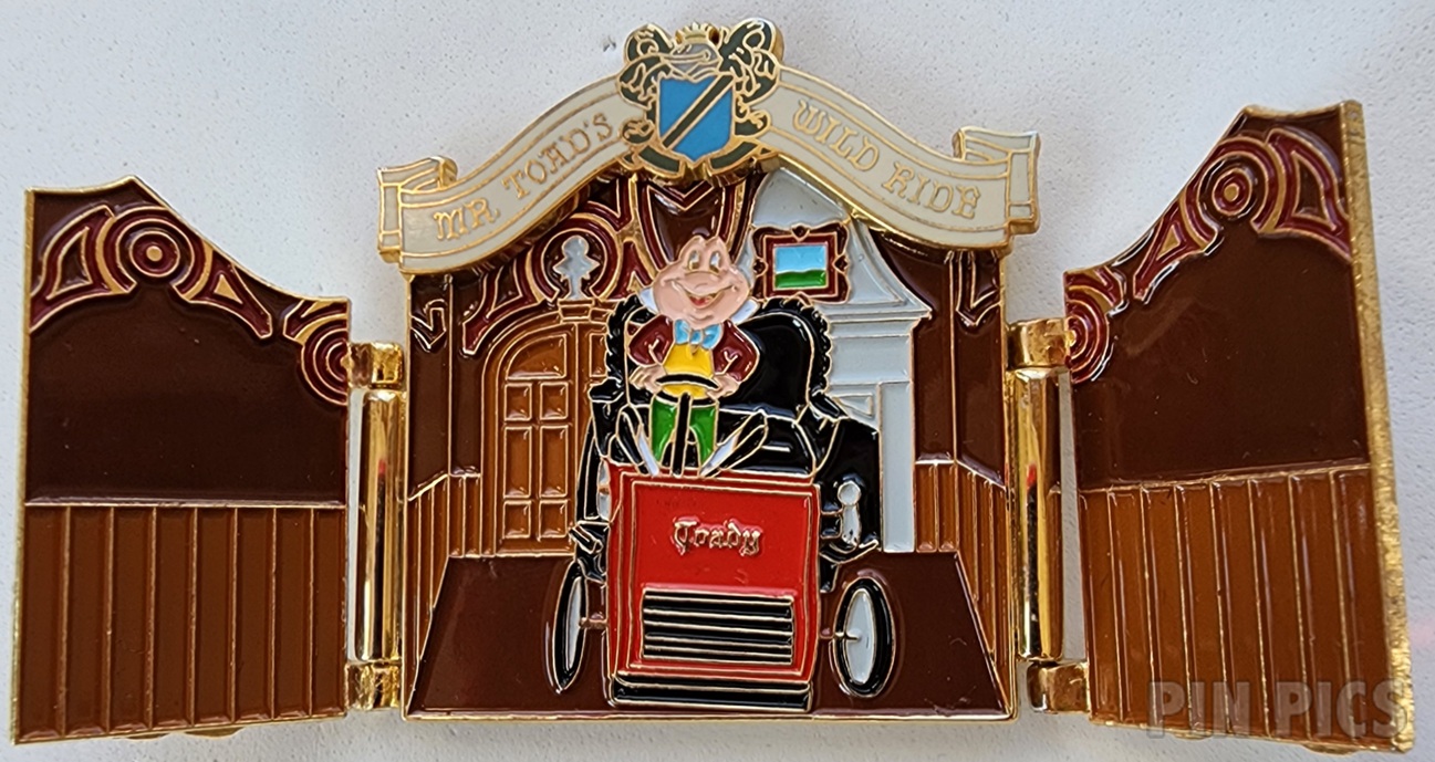 DLR - Mr. Toad in Car - Mr. Toad’s Wild Ride Memorable Scene Series 3  pin collectible - Main Image 2