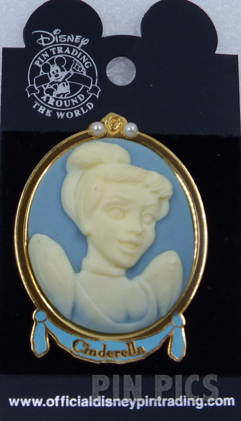 WDW - Cinderella - Porcelain Cameo Series  pin collectible - Main Image 3
