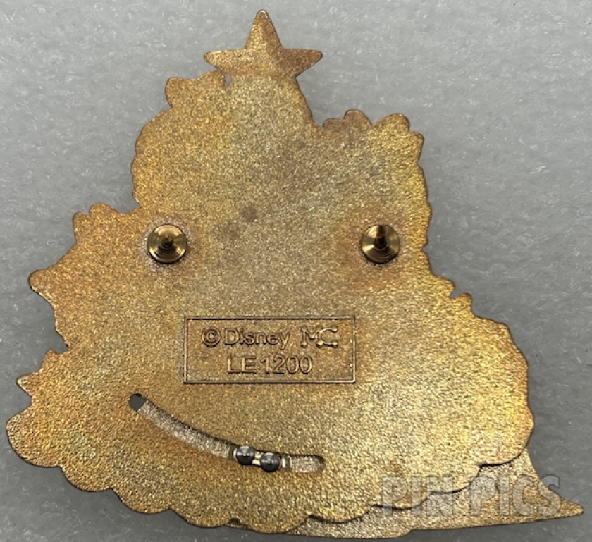 Japan - Mickey, Minnie, Donald, Daisy, Goofy and Pluto - Christmas Tree and Sleigh - Merry Christmas - Mickey and Pals  pin collectible - Main Image 2